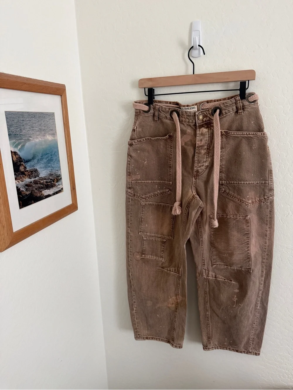 Free People We The Free Moxie Pull-On Barrel Jeans